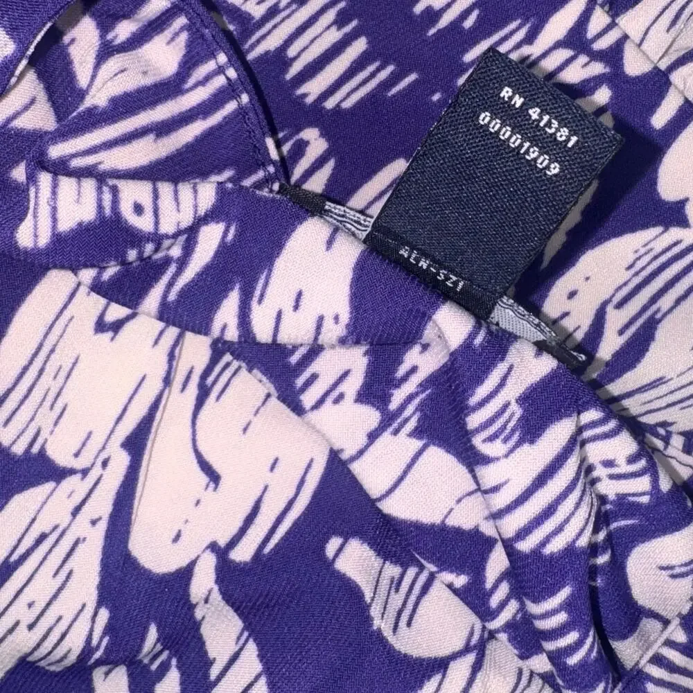 Purple White American Living 4 Maxi Dress - Picture 6 of 9